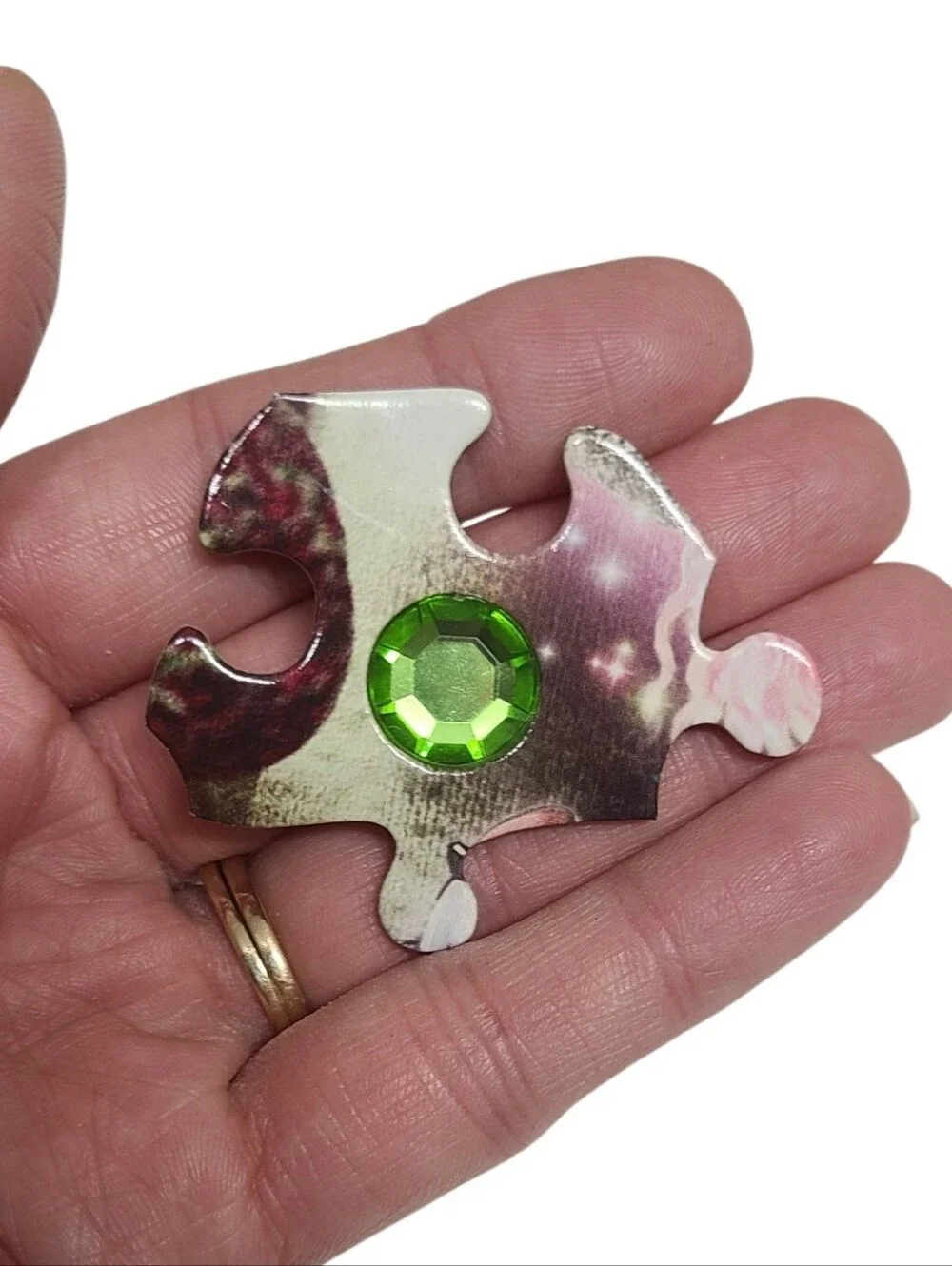 Ceaco Gemstone Fairies 100 Piece Puzzle Evening Fairies Jeweled Complete Vintage